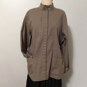 EILEEN FISHER Jacket  Tan Sz. L
